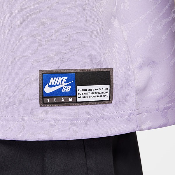 【NIKE SB】JACQUARD SKATEBOARD JERSEY カラー：hydrangea/sail/white HJ2966-515　ナイキ エスビー 半袖 スケートボード スケボー SKATEBOARD