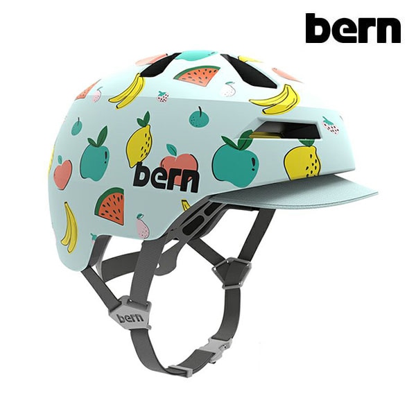 【BERN】NINO 2.0 カラー：matte fun fruits バーン ヘルメットキッズ 子供 HELMET プロテクター  スケートボード スケボー SKATEBOARD