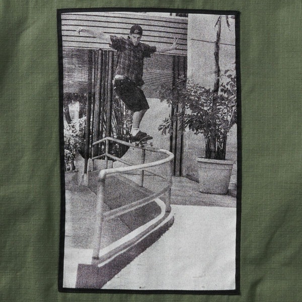 【VANS×Atiba Jefferson】SKATE HAZE MILITARY by Atiba Jefferson カラー:pine forest バンズ アティバ・ジェファーソン ジャケット アウター スケートボード スケボー SKATEBOARD SHOES