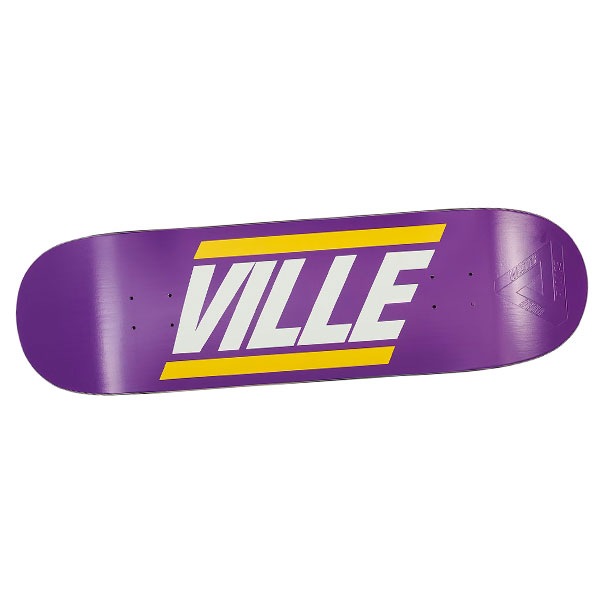 パープルデッキ オレンジウィール スケートボード PALACE】VILLE WESTER AUTUMN26 9.0インチ パレス デッキ スケート