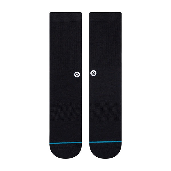 【STANCE】ICON black/white スタンス ソックス 靴下 スケートボード スケボー SKATEBOARD