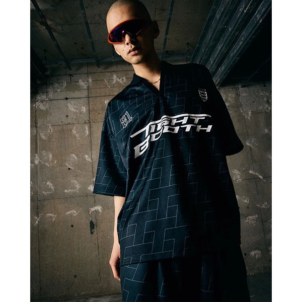 【TIGHTBOOTH】JERSEY OPEN POLO　タイトブース ジャージー ポロ スケートボード スケボー SKATEBOARD