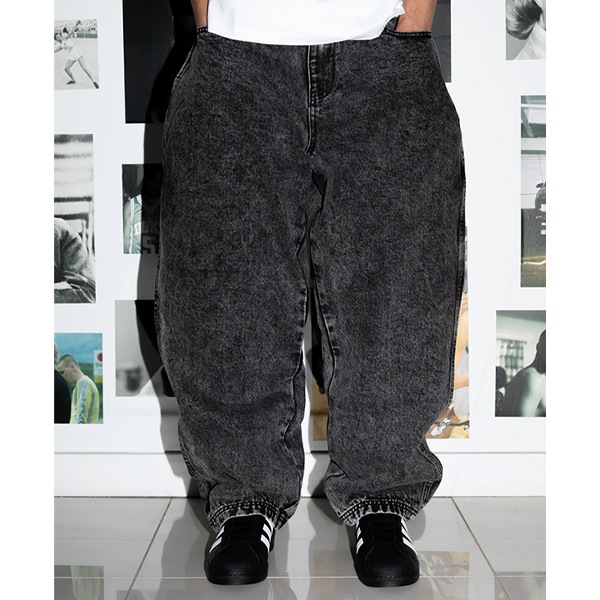 【ICHPIG】PIGASUS DENIM JEANS washed black イチピグ デニムスケートボード スケボー SKATEBOARD