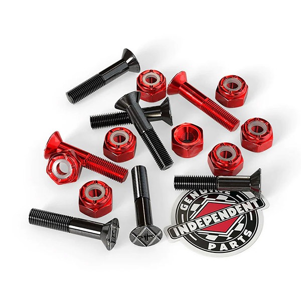 【INDEPENDENT】BOLTS PHILLIPS(+) RED インディペンデント スケートボード ハードウェア スケボー SKATEBOARD
