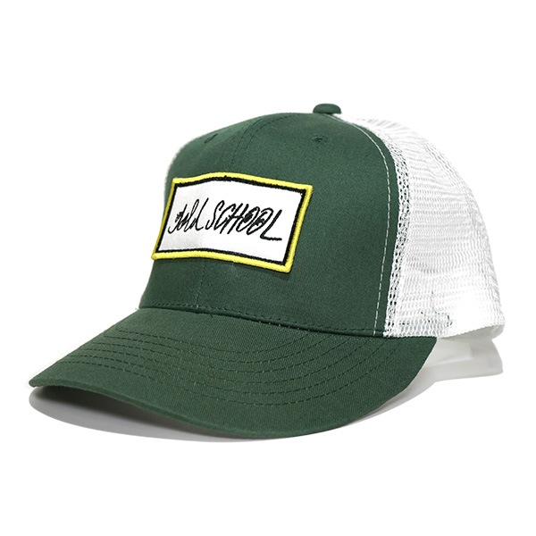 【GOLD SKOOL】LINE LOGO MESH CAP green/white ゴールドスクール キャップ スケートボード スケボー SKATEBOARD