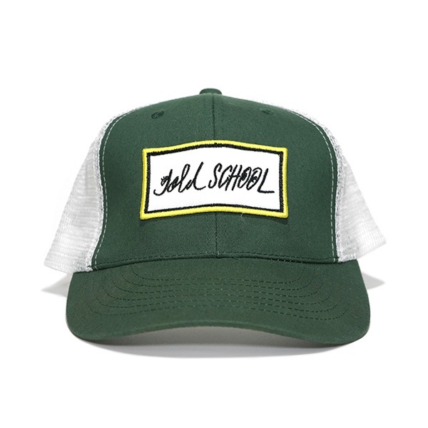【GOLD SKOOL】LINE LOGO MESH CAP green/white ゴールドスクール キャップ スケートボード スケボー SKATEBOARD