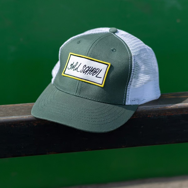 【GOLD SKOOL】LINE LOGO MESH CAP green/white ゴールドスクール キャップ スケートボード スケボー SKATEBOARD