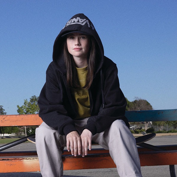 【VANS×Atiba Jefferson】SKATE HAZE ZIP by Atiba Jefferson カラー:black バンズ アティバ・ジェファーソン ジップパーカー ジップ フーディー スケートボード スケボー SKATEBOARD SHOES