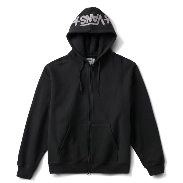 【VANS×Atiba Jefferson】SKATE HAZE ZIP by Atiba Jefferson カラー:black バンズ アティバ・ジェファーソン ジップパーカー ジップ フーディー スケートボード スケボー SKATEBOARD SHOES