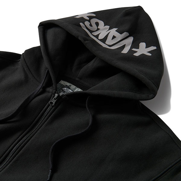 【VANS×Atiba Jefferson】SKATE HAZE ZIP by Atiba Jefferson カラー:black バンズ アティバ・ジェファーソン ジップパーカー ジップ フーディー スケートボード スケボー SKATEBOARD SHOES
