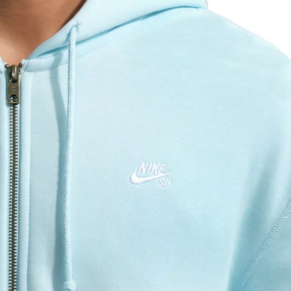 NIKE SB】ESSENTIAL FLEECE FULL ZIP HOODIE カラー：glacier blue