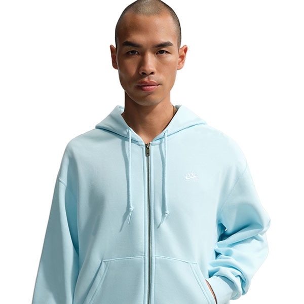 NIKE SB】ESSENTIAL FLEECE FULL ZIP HOODIE カラー：glacier blue