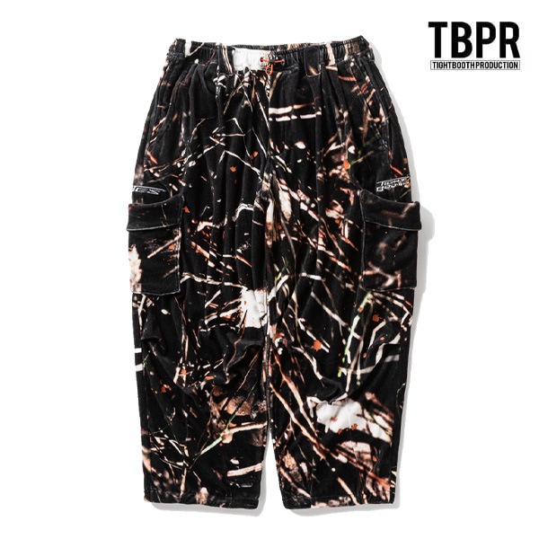 TIGHTBOOTH x BES】TACTICAL VELOUR CAMO BALLOON PANTS タイトブース