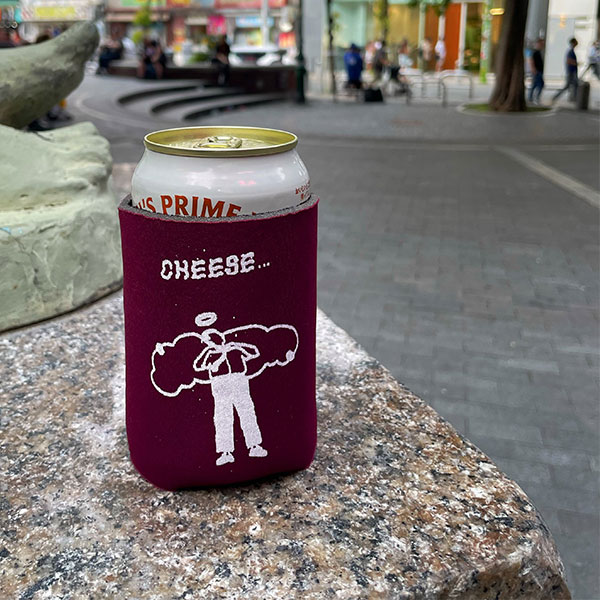 【CHEESE KOOZIES】CHEESE KOOZIE burgundy チーズクージー クージー SKATEBOARD