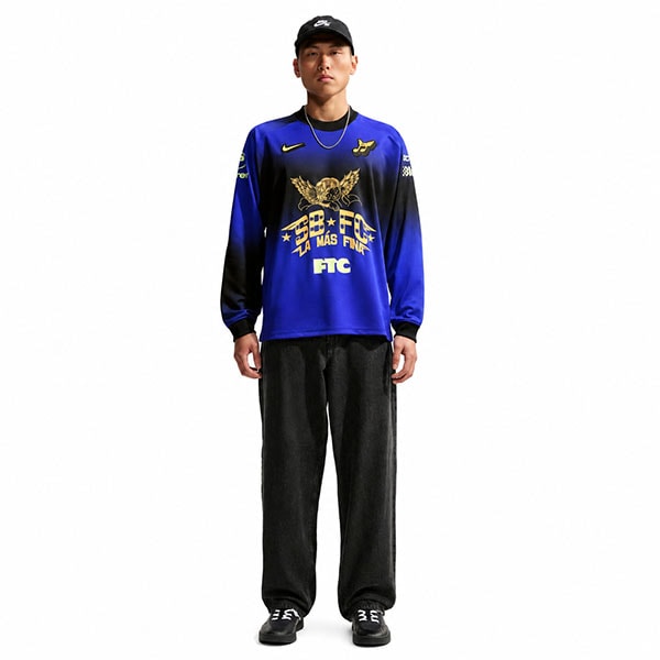 NIKE SB】NIKE SB CLEANSHT KEEPER JERSEY カラー：dark concord