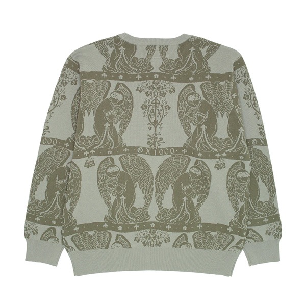 GX1000】JACQUARD KNIT ANGEL SWEATER ジーエックス スウェット