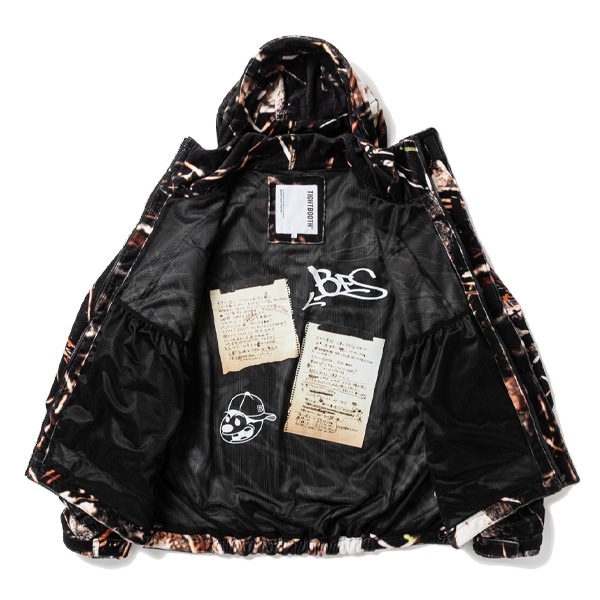 【TIGHTBOOTH x BES】TACTICAL VELOUR CAMO JKT　タイトブース ジャケット アウター ダウン スケートボード スケボー SKATEBOARD