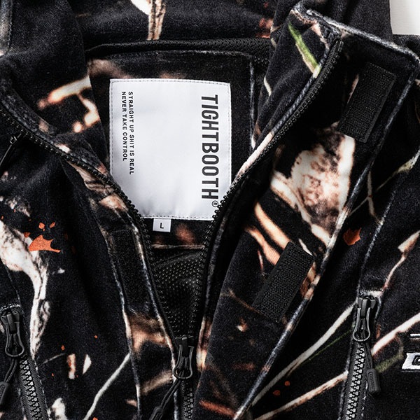 【TIGHTBOOTH x BES】TACTICAL VELOUR CAMO JKT　タイトブース ジャケット アウター ダウン スケートボード スケボー SKATEBOARD