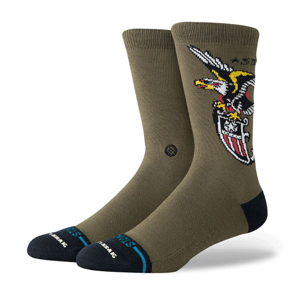 【STANCE】THE EAGLE CREW スタンス トラディショナル 靴下 スケートボード スケボー SKATEBOARD