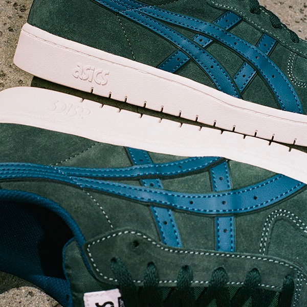 【asics skatebording】 JAPAN PRO カラー: forest night/mako blue アシックス スケートボーディング スケートボード スケボー シューズ 靴 スニーカー SKATEBOARD SHOES