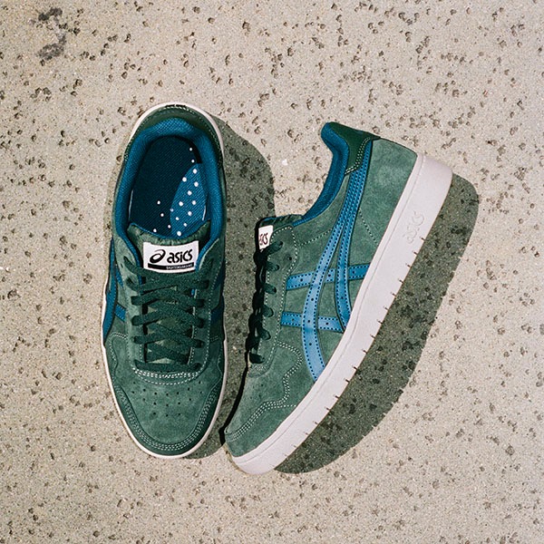 【asics skatebording】 JAPAN PRO カラー: forest night/mako blue アシックス スケートボーディング スケートボード スケボー シューズ 靴 スニーカー SKATEBOARD SHOES