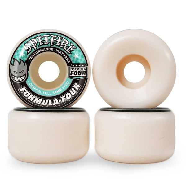 【SPITFIRE】FORMULA FOUR 97DURO CONICAL FULL SHAPE サイズ：54/56/58mm スピットファイアー フォーミュラ フォー ウィール コニカルフル パーツ WHEEL  スケートボード スケボー SKATEBOARD