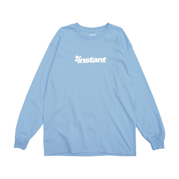 【instant】OG LOGO L/S TEE light blue インスタント ロンティー スケートボード スケボー SKATEBOARD
