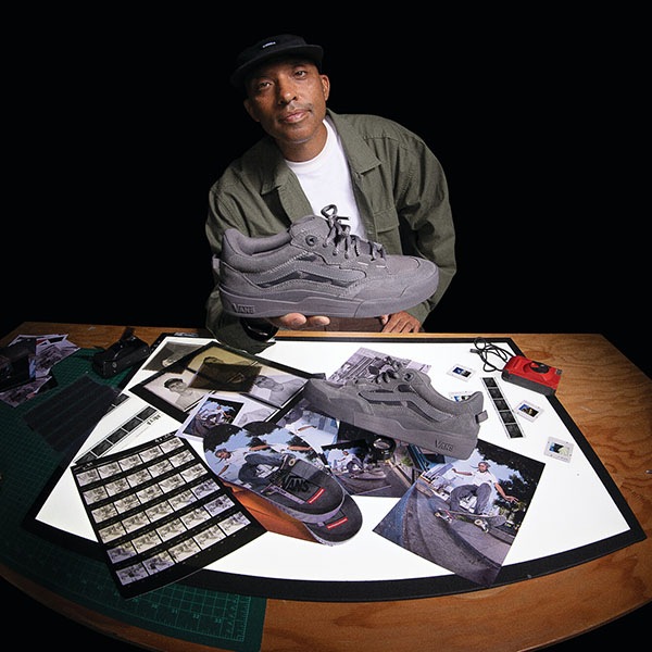 【VANS×Atiba Jefferson】SKATE 2 WAYVEE WAFFLECUP by Atiba Jefferson カラー：atiba oatmeal beige　バンズ アティバ・ジェファーソン シューズ 靴 スニーカー スケートボード スケボー  SKATEBOARD SHOES