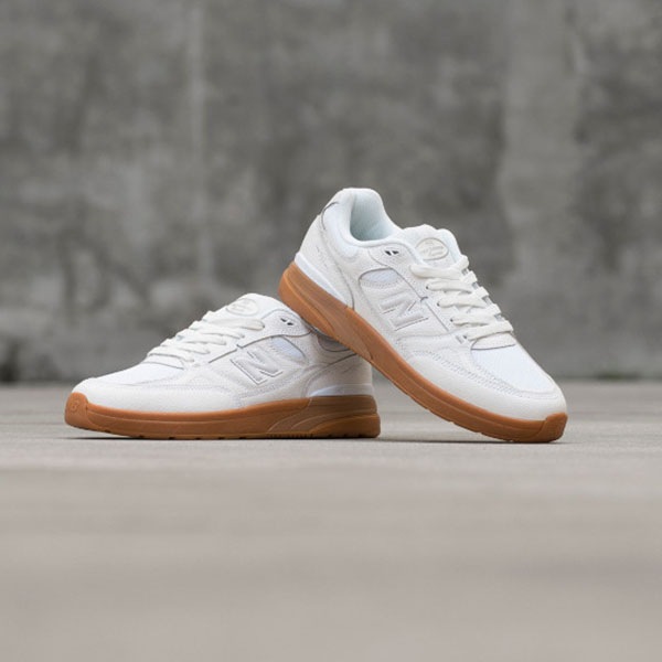 【NEW BALANCE NUMERIC】Andrew Reynolds NM933 カラー：white with black(WWB)　ニューバランス ヌメリック アンドリュー・レイノルズ スケートボード スケボー シューズ 靴 スニーカー SKATEBOARD SHOES