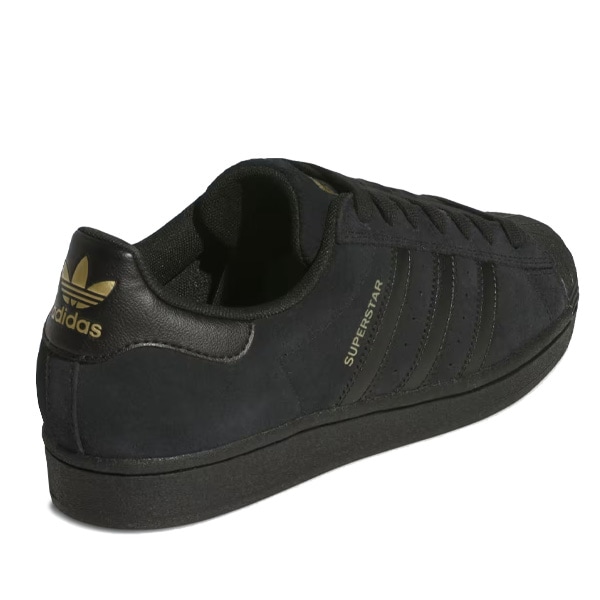 【adidas skateboarding】SUPERSTAR ADV KZ8893 カラー:core black/core black/gold metallic アディダス スケボー シューズ 靴 スニーカー SKATEBOARD SHOES