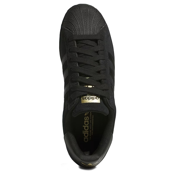 【adidas skateboarding】SUPERSTAR ADV KZ8893 カラー:core black/core black/gold metallic アディダス スケボー シューズ 靴 スニーカー SKATEBOARD SHOES