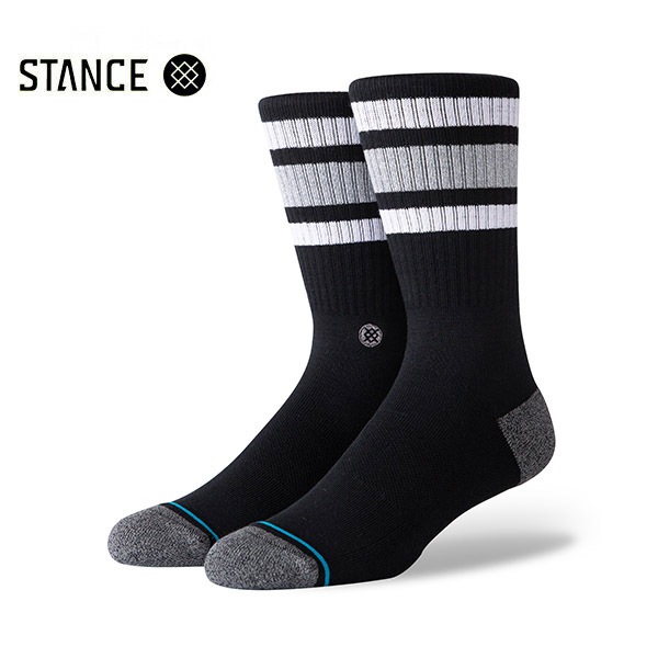 【STANCE】BOYD ST black スタンス ソックス 靴下 スケートボード スケボー SKATEBOARD