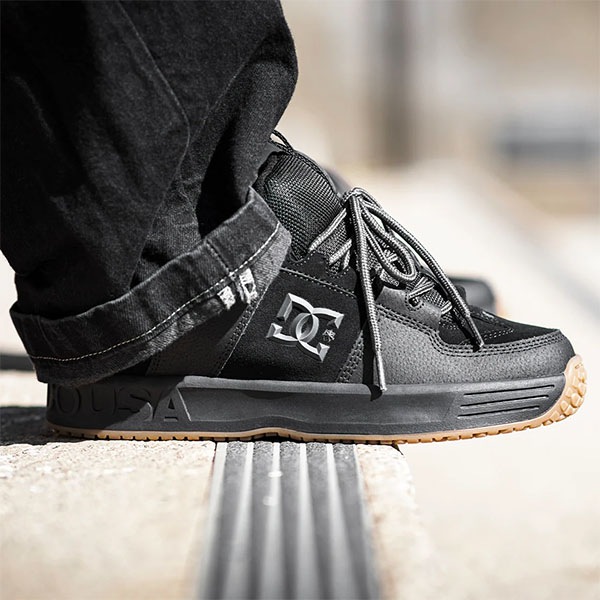 DC Shoe】 LYNX OG -THE HERITAGE COLLECTION- カラー：black/gum(001