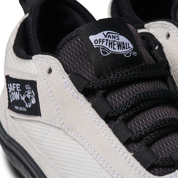 【VANS×Atiba Jefferson】SKATE SAFE LOW by Atiba Jefferson カラー：bone white/black　バンズ アティバ・ジェファーソン シューズ 靴 スニーカー スケートボード スケボー  SKATEBOARD SHOES