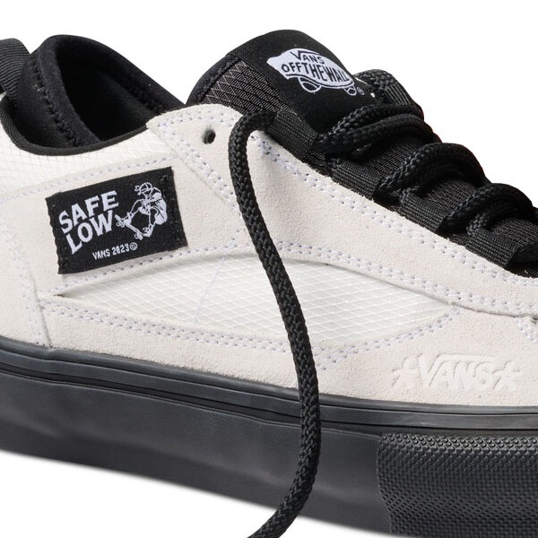【VANS×Atiba Jefferson】SKATE SAFE LOW by Atiba Jefferson カラー：bone white/black　バンズ アティバ・ジェファーソン シューズ 靴 スニーカー スケートボード スケボー  SKATEBOARD SHOES