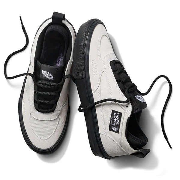 【VANS×Atiba Jefferson】SKATE SAFE LOW by Atiba Jefferson カラー：bone white/black　バンズ アティバ・ジェファーソン シューズ 靴 スニーカー スケートボード スケボー  SKATEBOARD SHOES