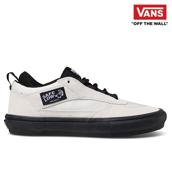 【VANS×Atiba Jefferson】SKATE SAFE LOW by Atiba Jefferson カラー：bone white/black　バンズ アティバ・ジェファーソン シューズ 靴 スニーカー スケートボード スケボー  SKATEBOARD SHOES