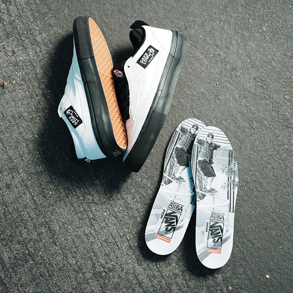 【VANS×Atiba Jefferson】SKATE SAFE LOW by Atiba Jefferson カラー：bone white/black　バンズ アティバ・ジェファーソン シューズ 靴 スニーカー スケートボード スケボー  SKATEBOARD SHOES