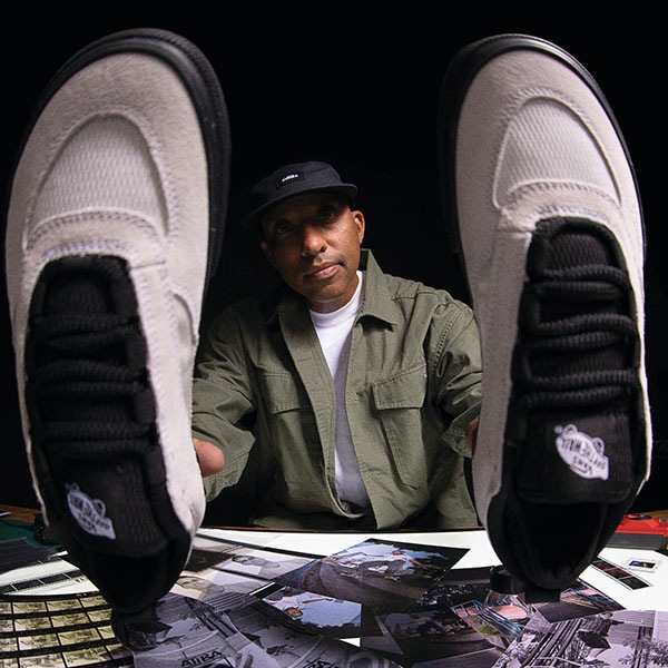 【VANS×Atiba Jefferson】SKATE SAFE LOW by Atiba Jefferson カラー：bone white/black　バンズ アティバ・ジェファーソン シューズ 靴 スニーカー スケートボード スケボー  SKATEBOARD SHOES