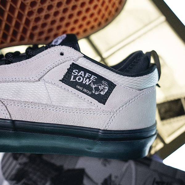 【VANS×Atiba Jefferson】SKATE SAFE LOW by Atiba Jefferson カラー：bone white/black　バンズ アティバ・ジェファーソン シューズ 靴 スニーカー スケートボード スケボー  SKATEBOARD SHOES