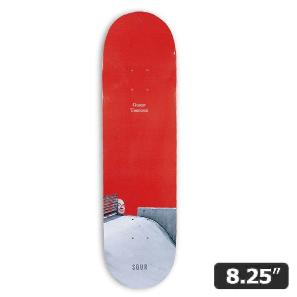 【SOUR SOLUTION】Gustav Tonnesen BOSOS 8.25インチ サワーソリューション スケートボード スケボー デッキ  SKATEBOARD DECK