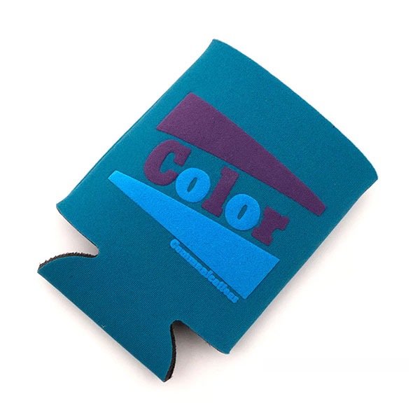 【COLOR COMMUNICATIONS】BAZOOKA RETRO COOZIE teal/khaki/neon blue カラーコミュ二ケーションズ クージー 小物 スケートボード スケボー SKATEBOARD