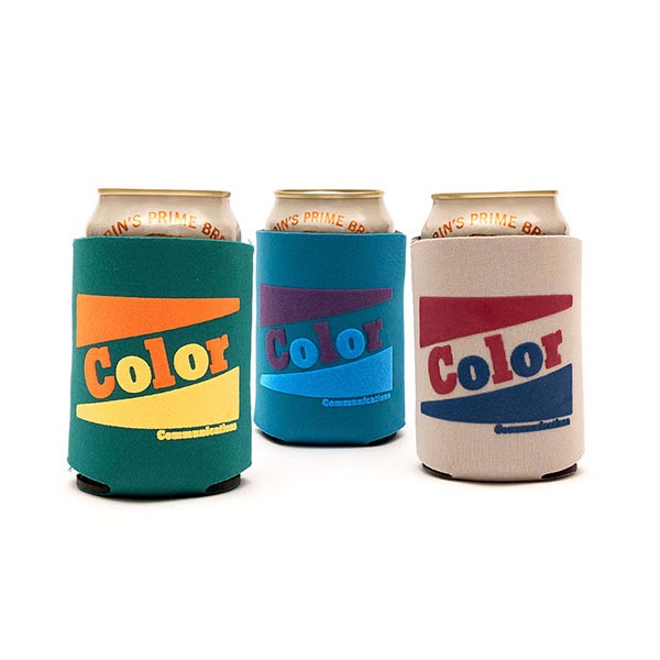 【COLOR COMMUNICATIONS】BAZOOKA RETRO COOZIE teal/khaki/neon blue カラーコミュ二ケーションズ クージー 小物 スケートボード スケボー SKATEBOARD