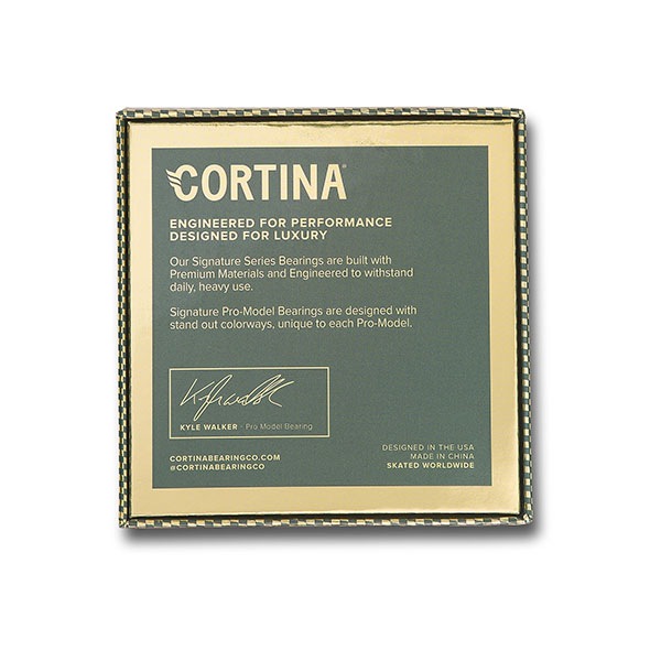 【CORTINA】Kyle Walker SIGNATURE SERIES BEARING コルティナ ベアリング パーツ スケボー SKATEBOARD
