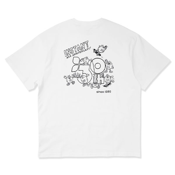 【instant】MARBLE BY BEER SLAVE TEE white インスタント Tシャツ スケートボード スケボー SKATEBOARD