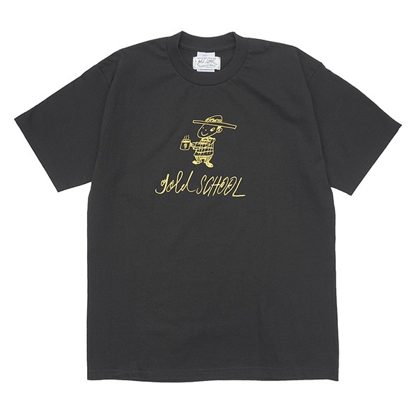 【GOLD SKOOL】G-BOY T-SHIRT black ゴールドスクール Tシャツ スケートボード スケボー SKATEBOARD