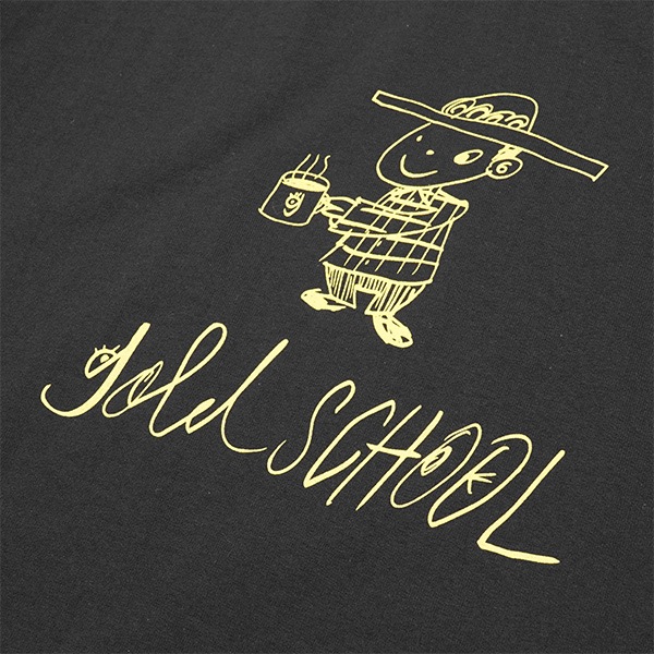 【GOLD SKOOL】G-BOY T-SHIRT black ゴールドスクール Tシャツ スケートボード スケボー SKATEBOARD