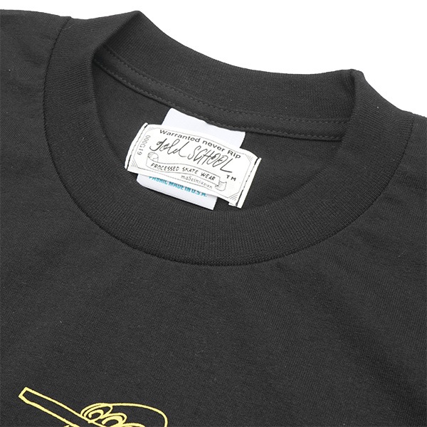 【GOLD SKOOL】G-BOY T-SHIRT black ゴールドスクール Tシャツ スケートボード スケボー SKATEBOARD