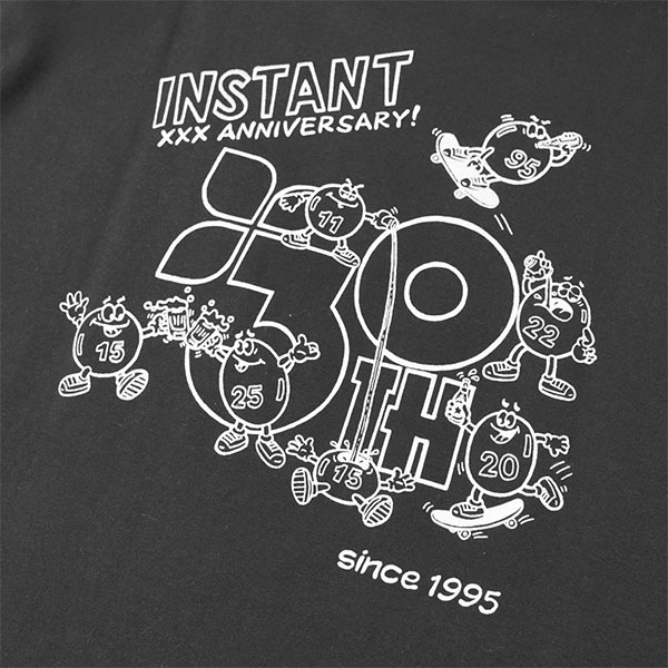 【instant】MARBLE BY BEER SLAVE TEE black インスタント Tシャツ スケートボード スケボー SKATEBOARD