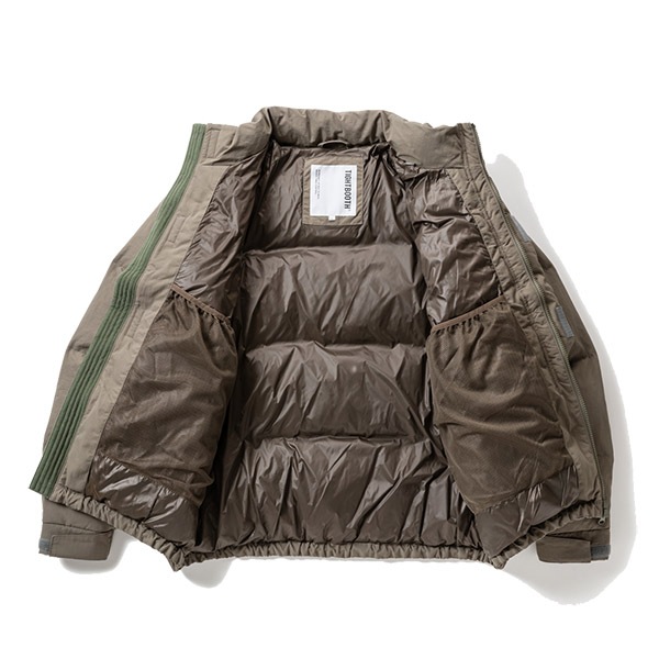 TIGHTBOOTH】PLAC DOWN JKT カラー：olive タイトブース ジャケット